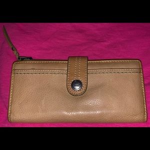 Tan Fossil Wallet